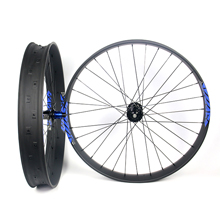 85mm wide carbon 26er fat bike single wall flyweight wheels hookless tubeless compatible
