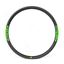 Carbon beadless 46mm wide bicycle 650b rim for 27.5 plus bikes tubeless compatible